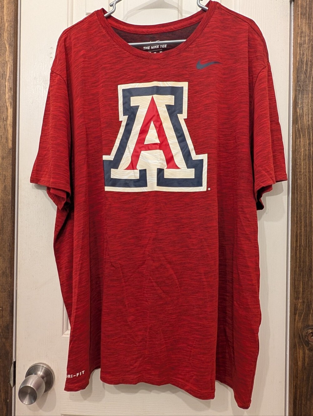 Men's Nike University of Arizona Athletic Tee 3XL Wildcats Red Dri Fit Shirt
